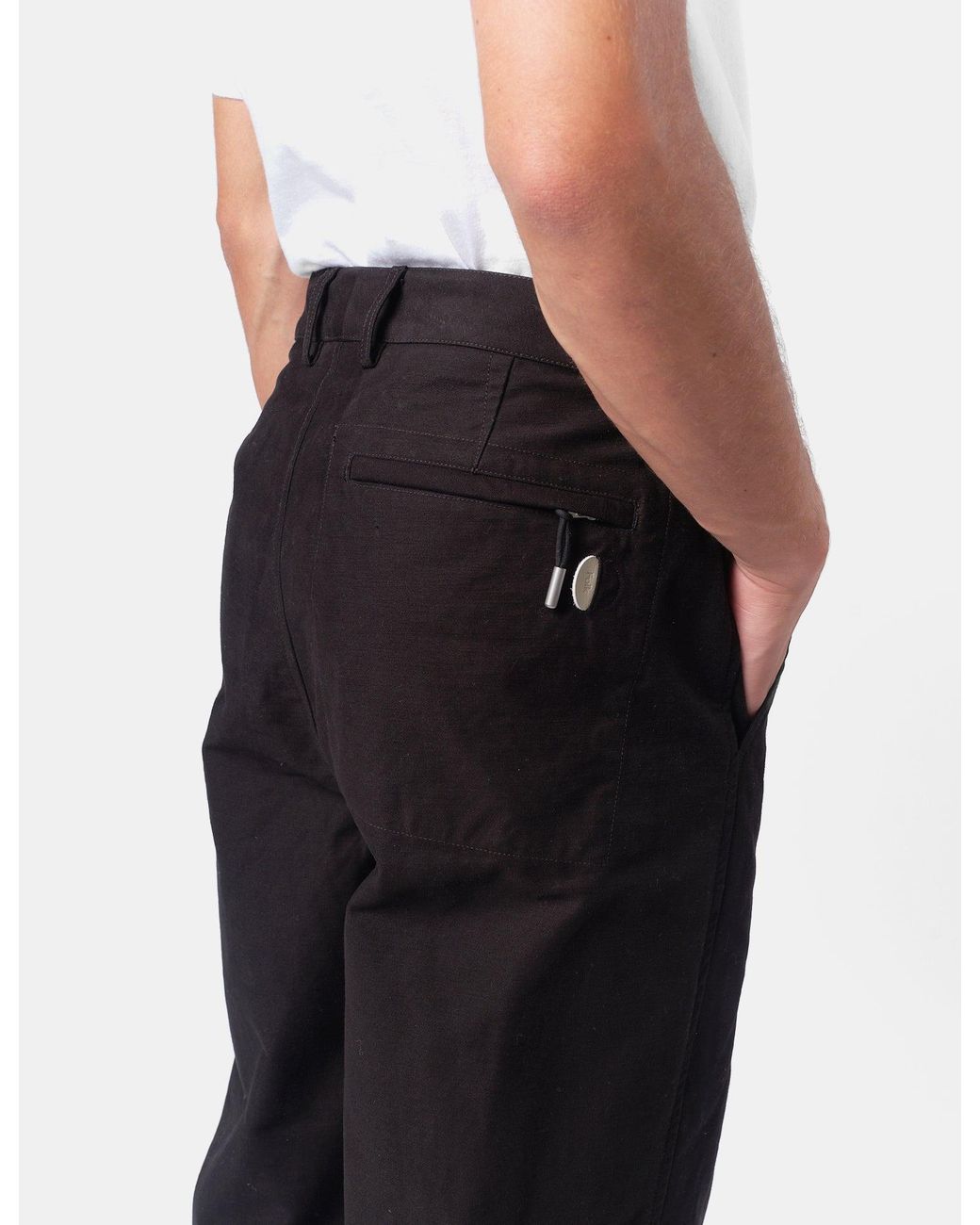 Folk Black Signal Slub Pant for men