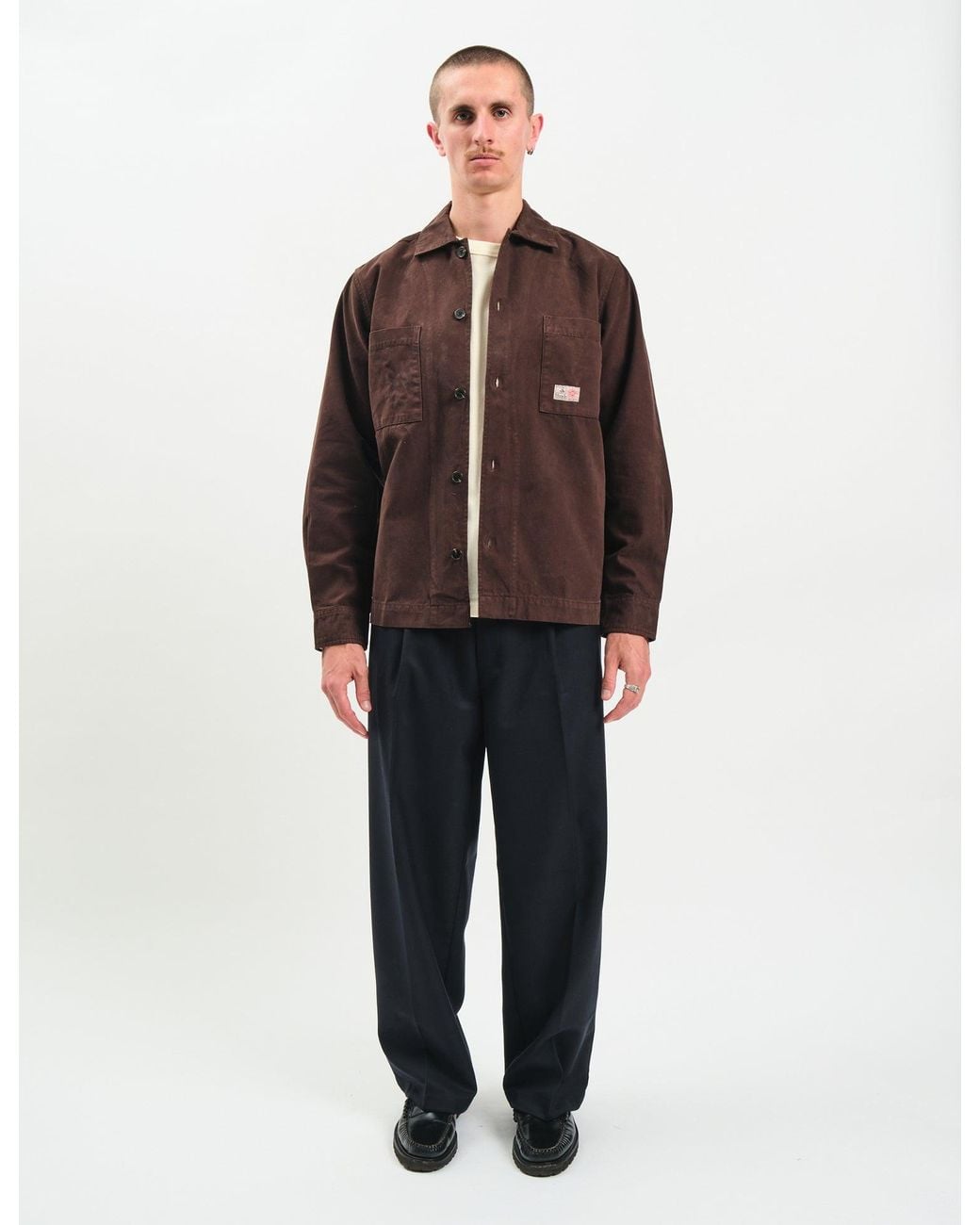 BHODE Brown Hunting Overshirt (Twill) for men