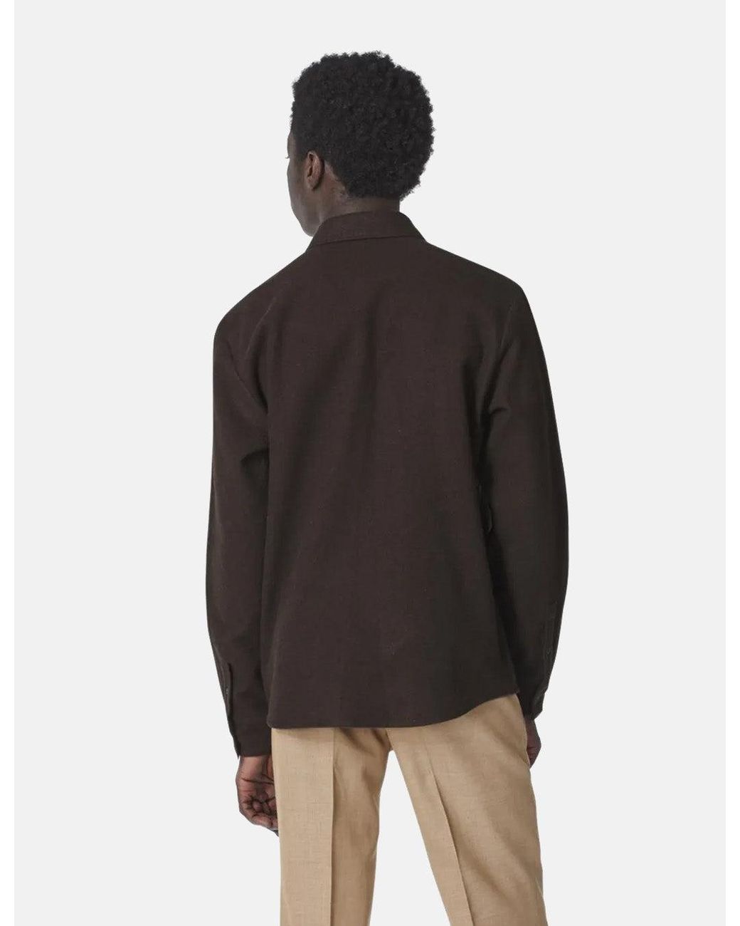 A.P.C. Black Heat Overshirt for men