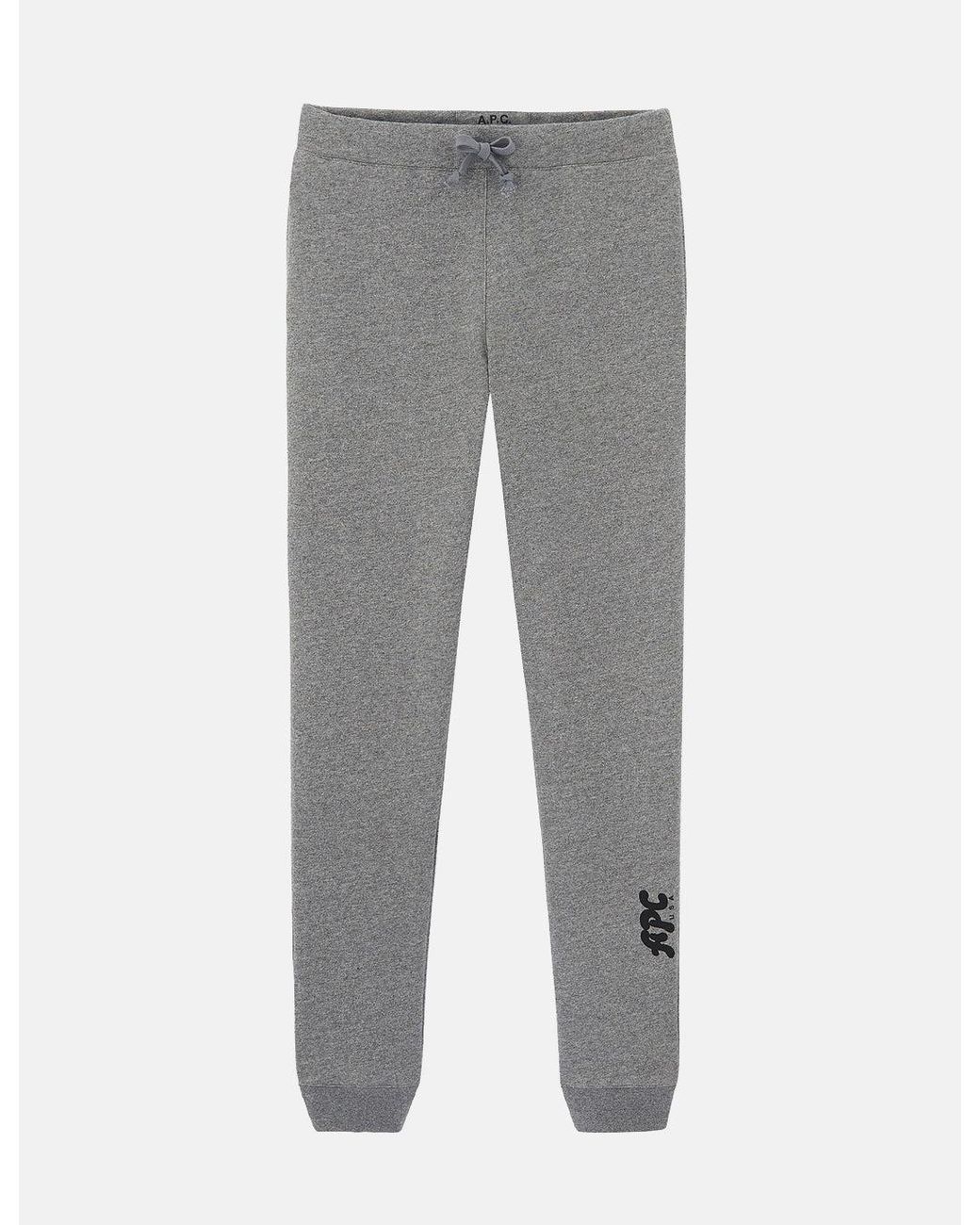 A.P.C. Gray Denise Sweatpants for men