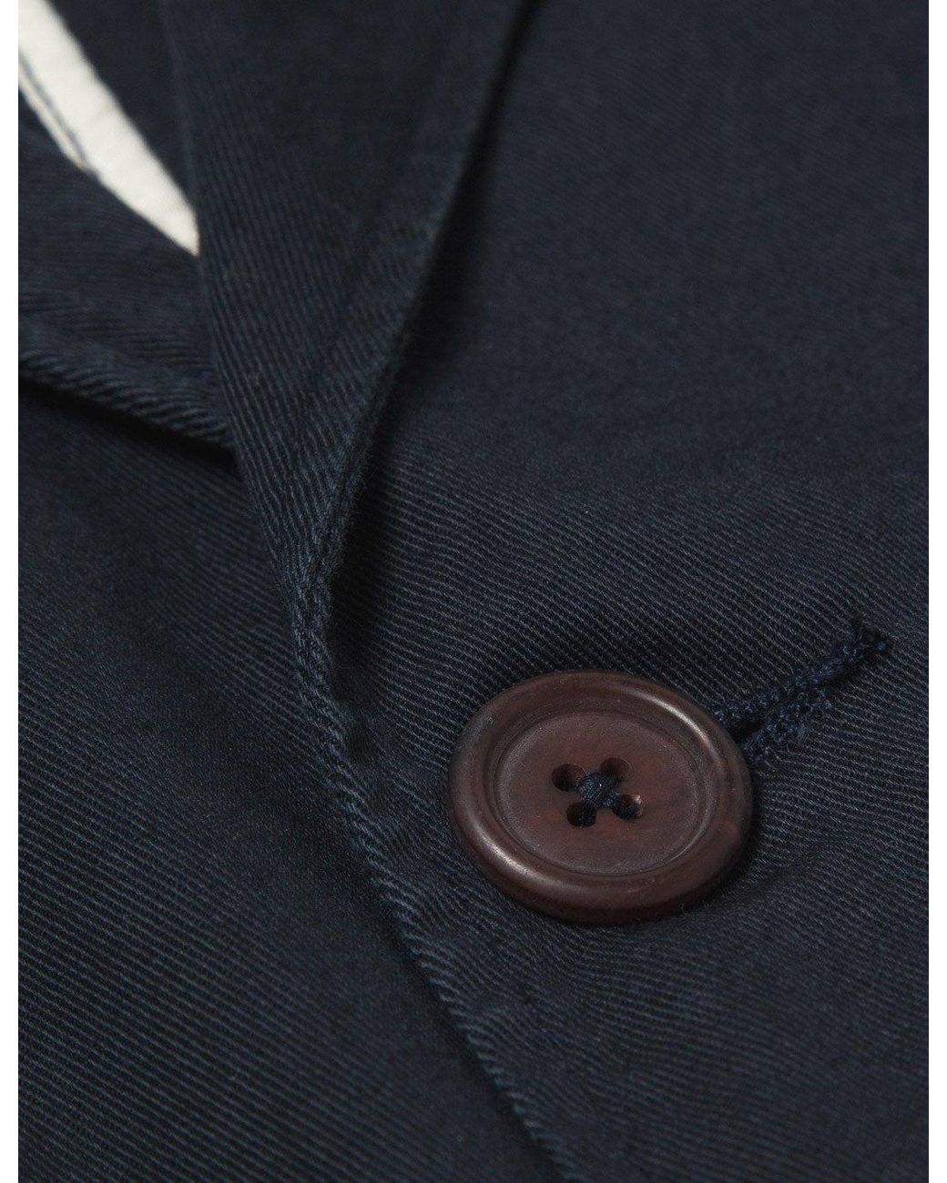 Universal Works Blue Twill Suit Jacket for men