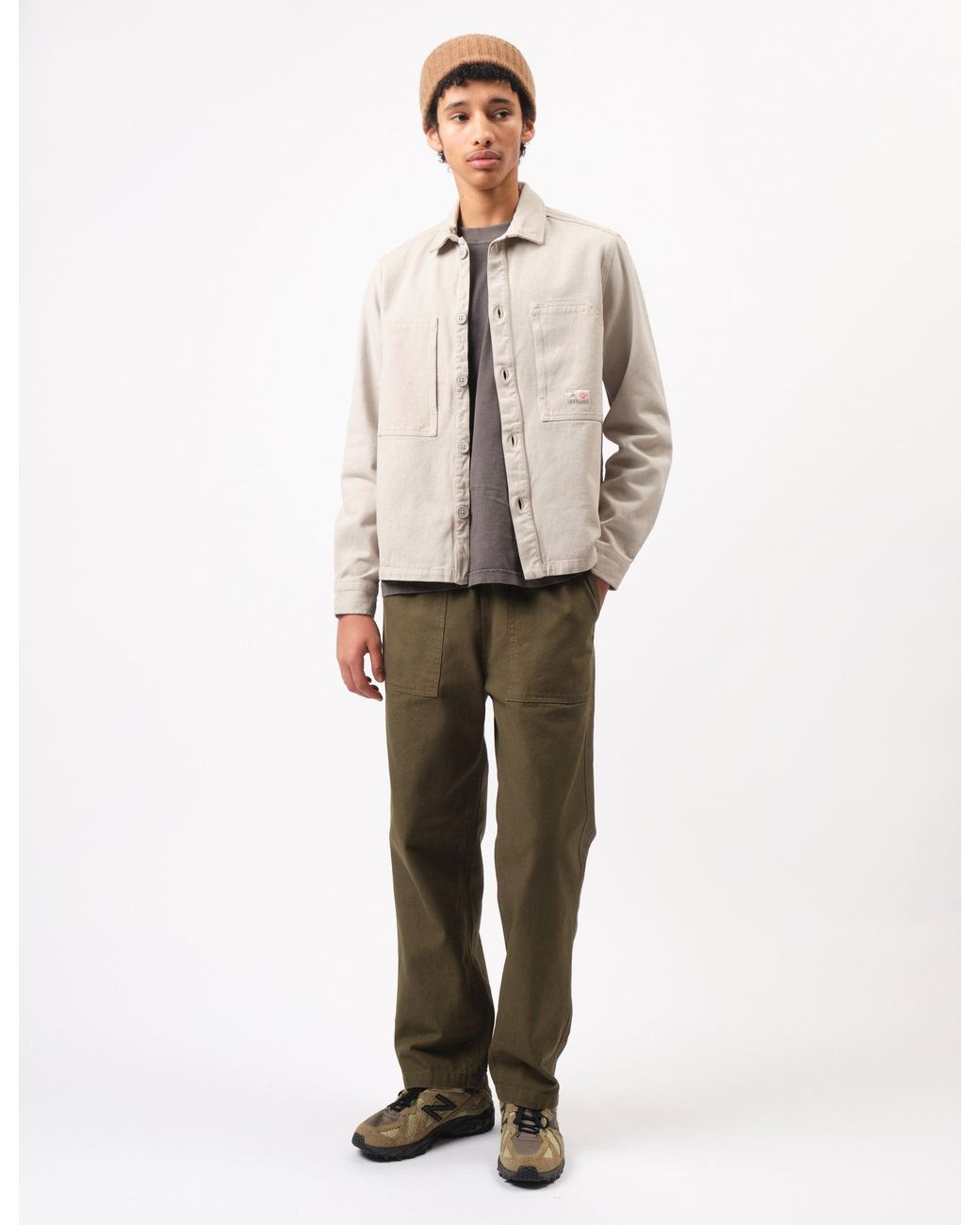 BHODE Natural Map Pocket Overshirt Twill for men