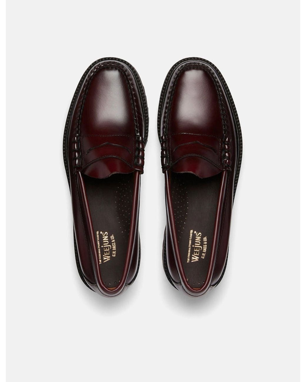 G.H.BASS Brown Weejuns 90 Larson Penny (leather) for men