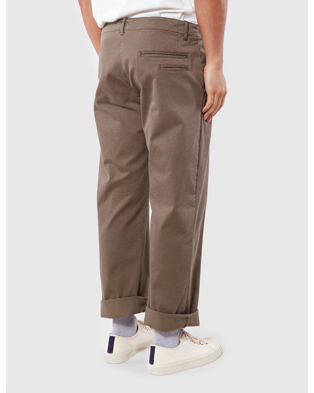 YMC Brown Thin Duke Trousers for men