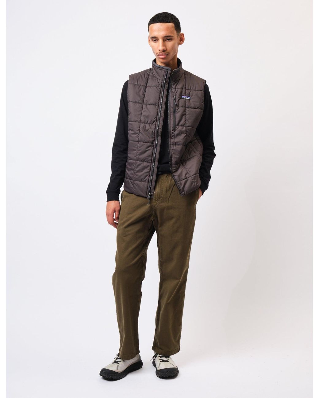 Patagonia Gray Light Gust Vest for men