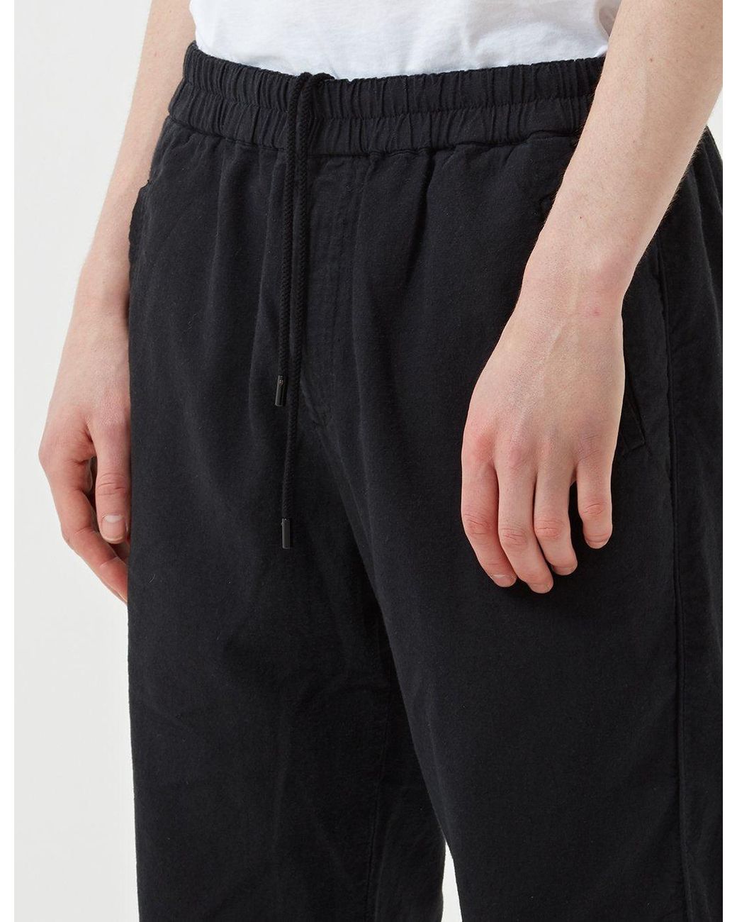 Folk Black Folk Cotton Linen Pant for men