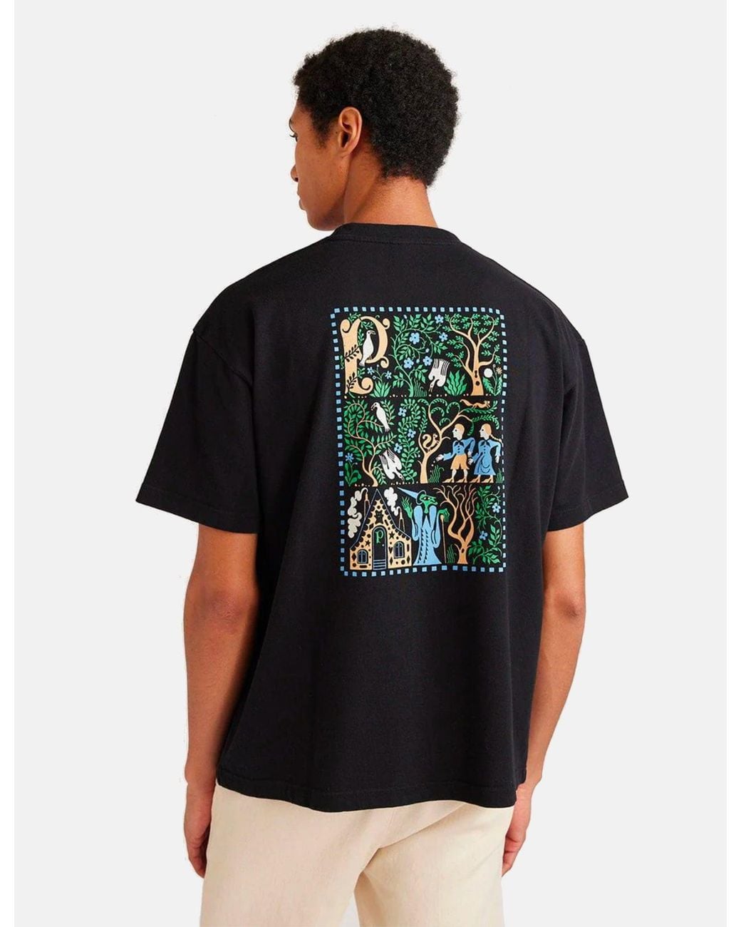 Percival Black X Sophy Hollington P T-Shirt for men