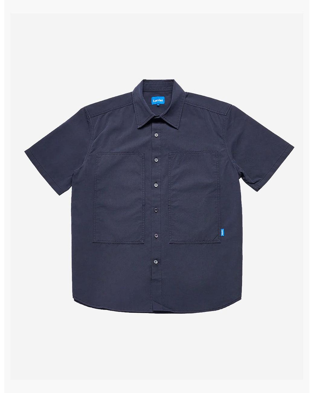 Larriet Blue Cliff Short Sleeve Shirt for men