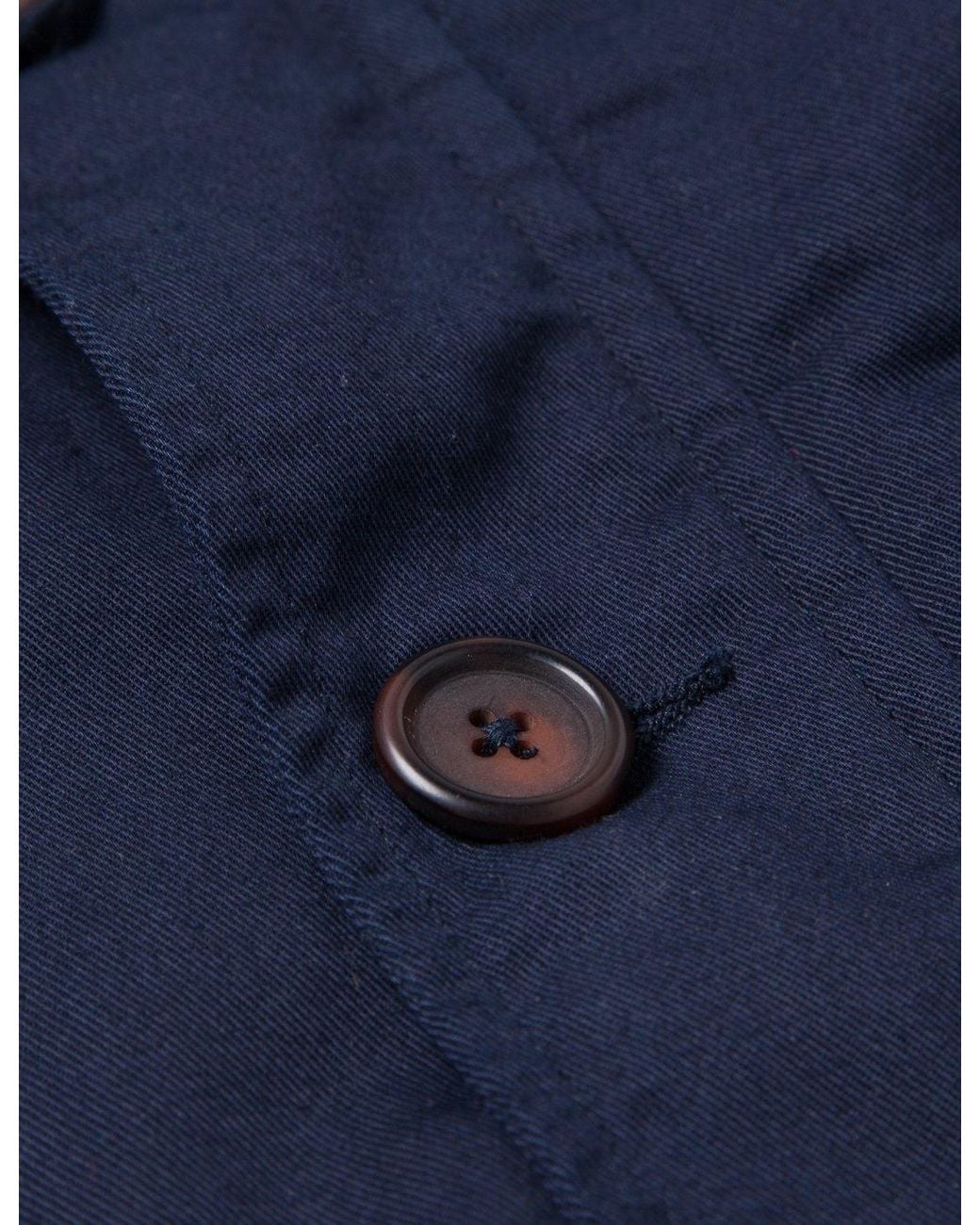 Universal Works Blue N1 Sherpa Jacket for men