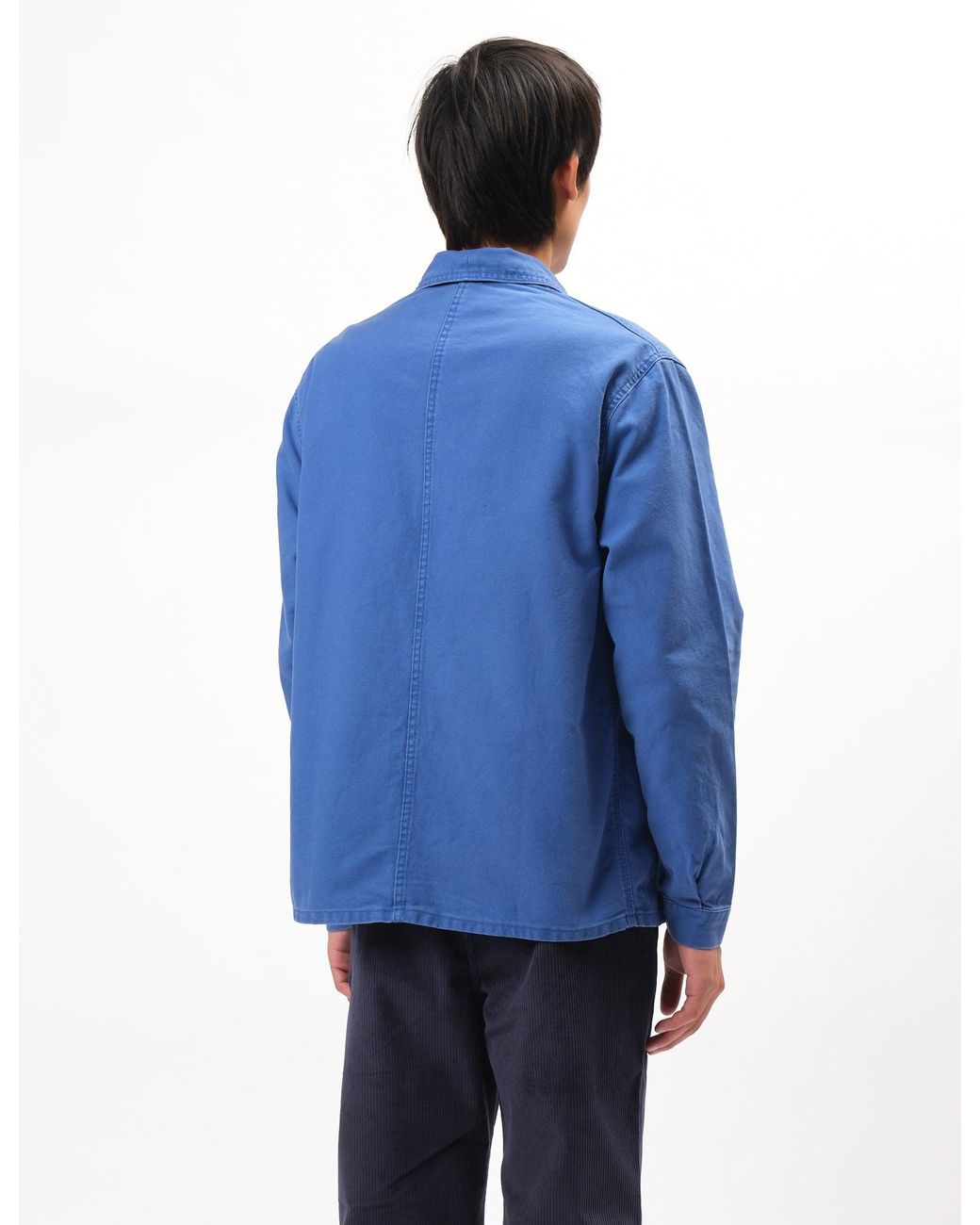 Le Laboureur Blue Bhode X Washed Twill Work Jacket for men
