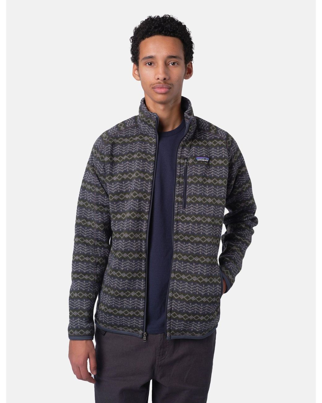 Patagonia Gray Better Sweater Jacket for men