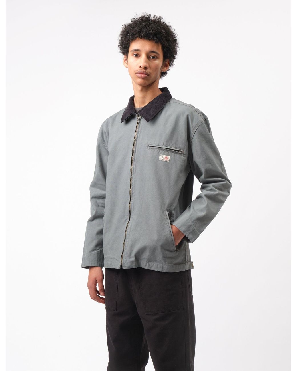 BHODE Gray Mechanics Jacket Canvas for men