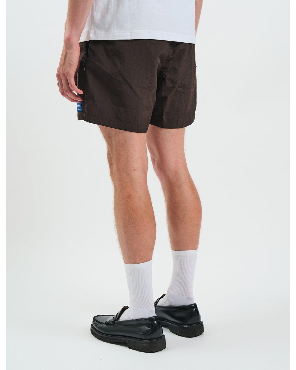 Larriet Black X Article Exclusive Rec Shorts (Nylon Taffeta for men