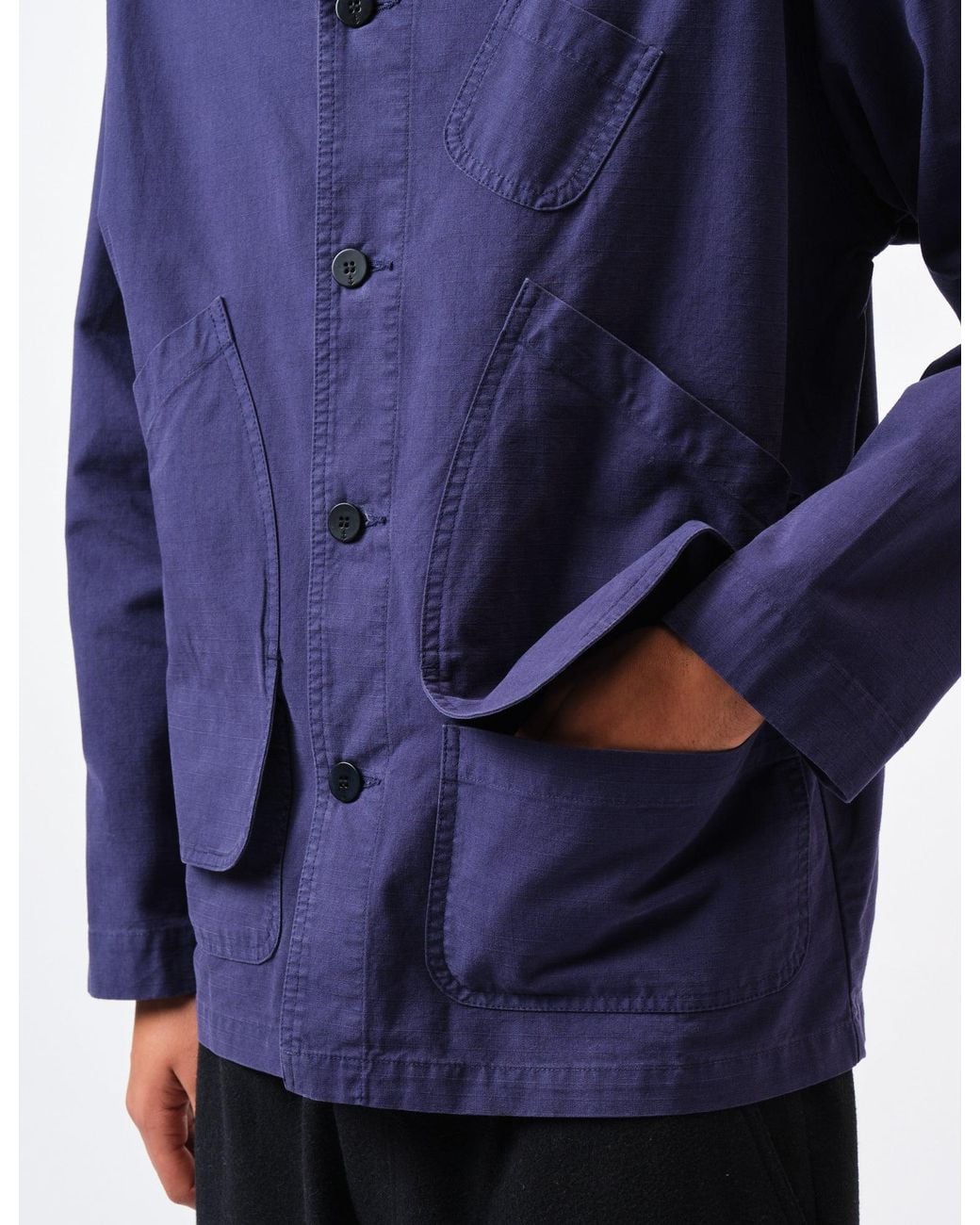 Laz Paz Blue La Paz Mantero Expedition Canvas Jacket for men