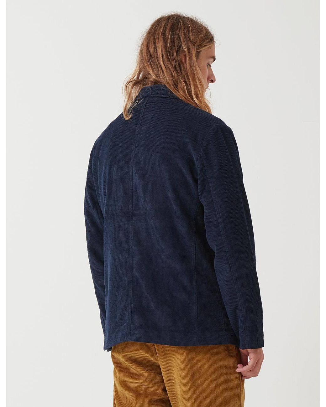 Universal Works Blue Bakers Jacket (Cord) for men