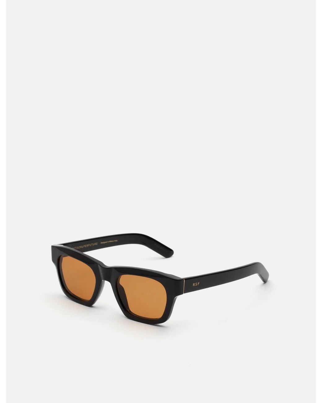 Retrosuperfuture Black Sintesi Refined Sunglasses for men