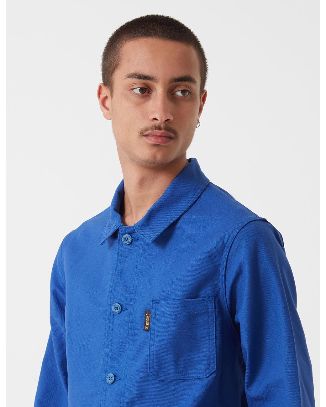 Le Laboureur Blue Chore Jacket (Cotton) for men