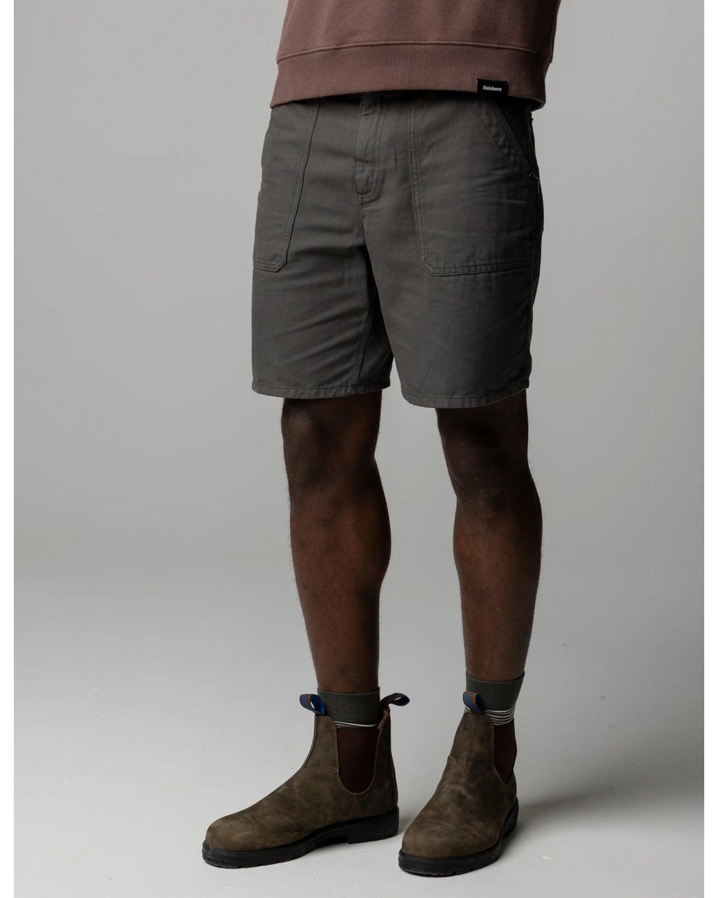 FINISTERRE Gray Basset Shorts for men