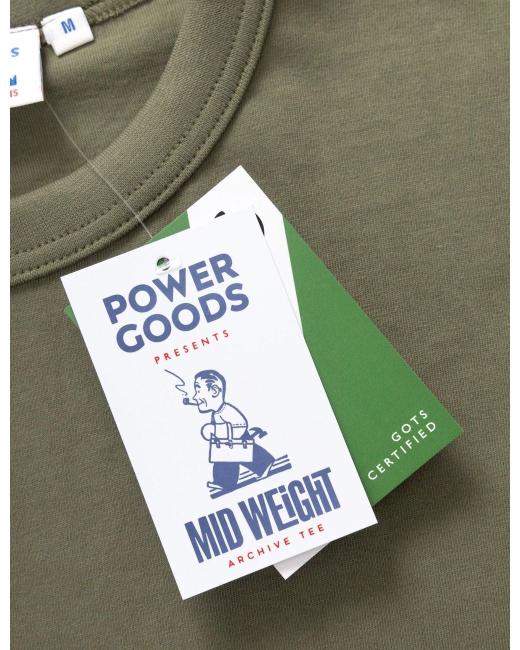 Power Goods Green Archive T-Shirt for men
