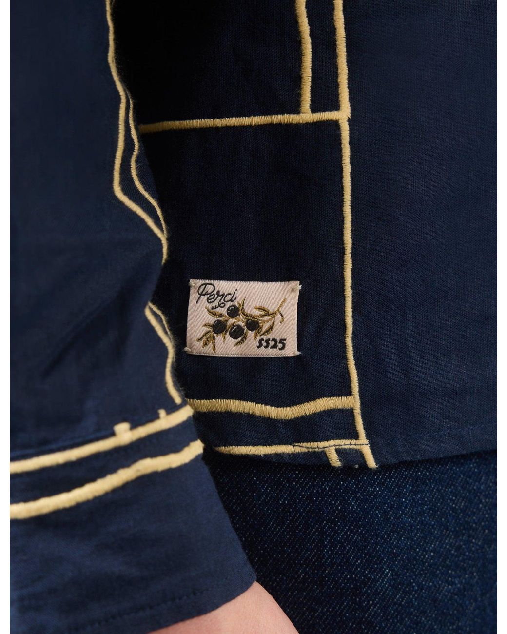Percival Blue Verona Oversized Pearce Shirt for men