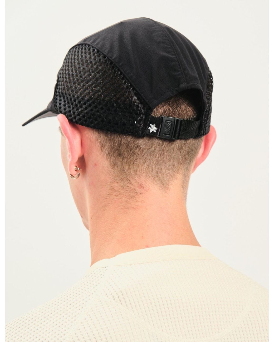 Goldwin Black Utility Jet Mesh Cap for men