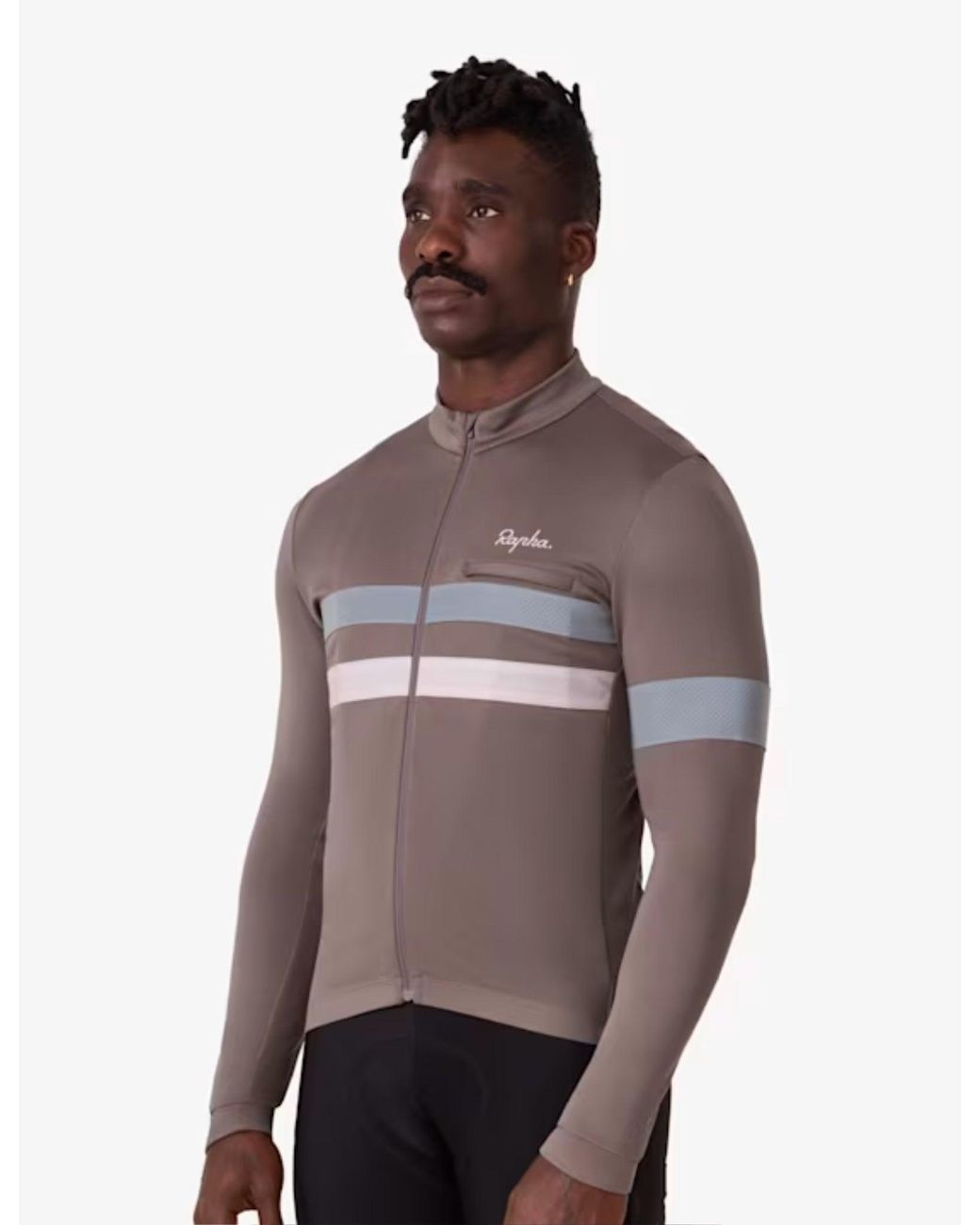 Rapha Brown Brevet Long Sleeve Jersey for men