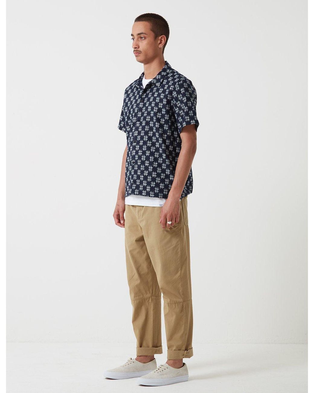 Folk Blue Folk Gabe Short Sleeve Shirt for men