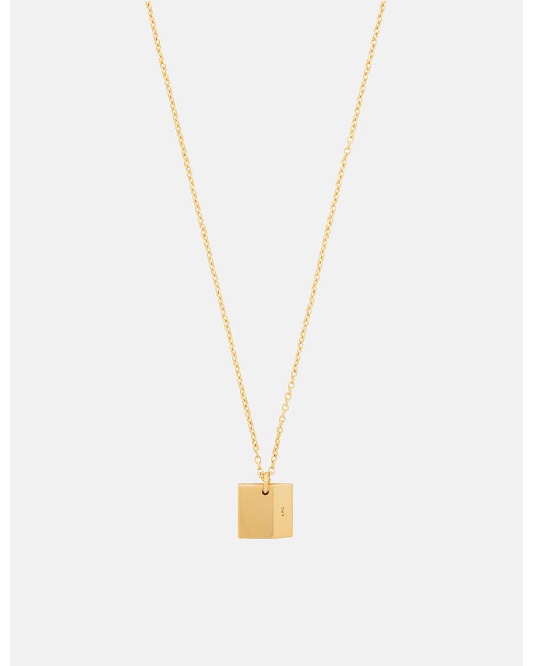 A.P.C. White Nolan Necklace for men