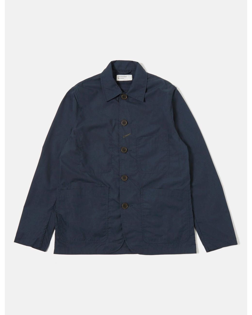 Universal Works Blue Bakers C Jacket (Recycled Poly) for men