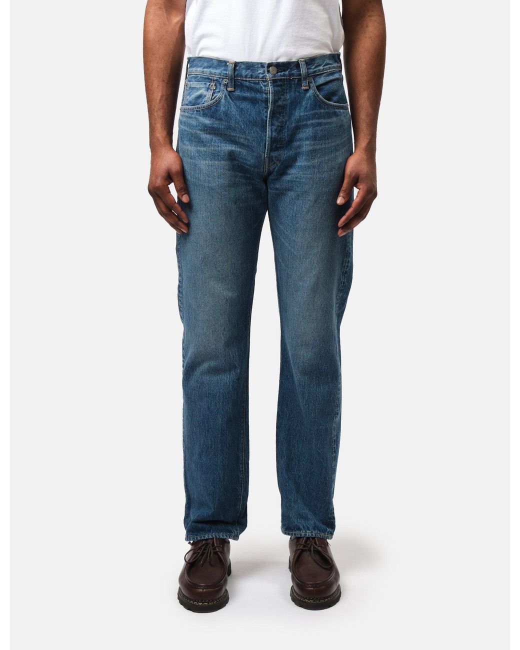Orslow Blue 105 Standard Selvedge Denim for men