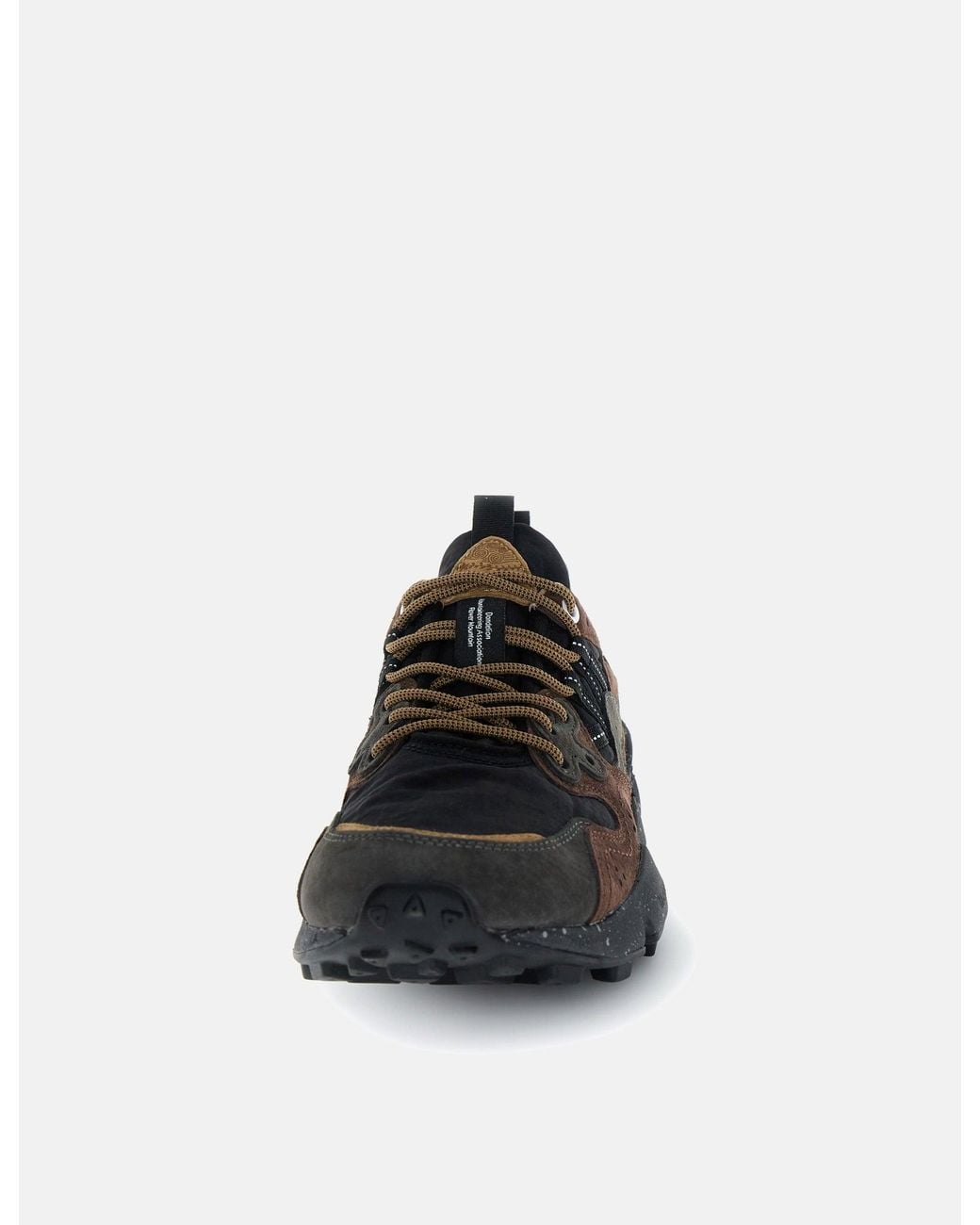 Flower Mountain Black Yamano 3 Shoes (Suede/Nylon) for men