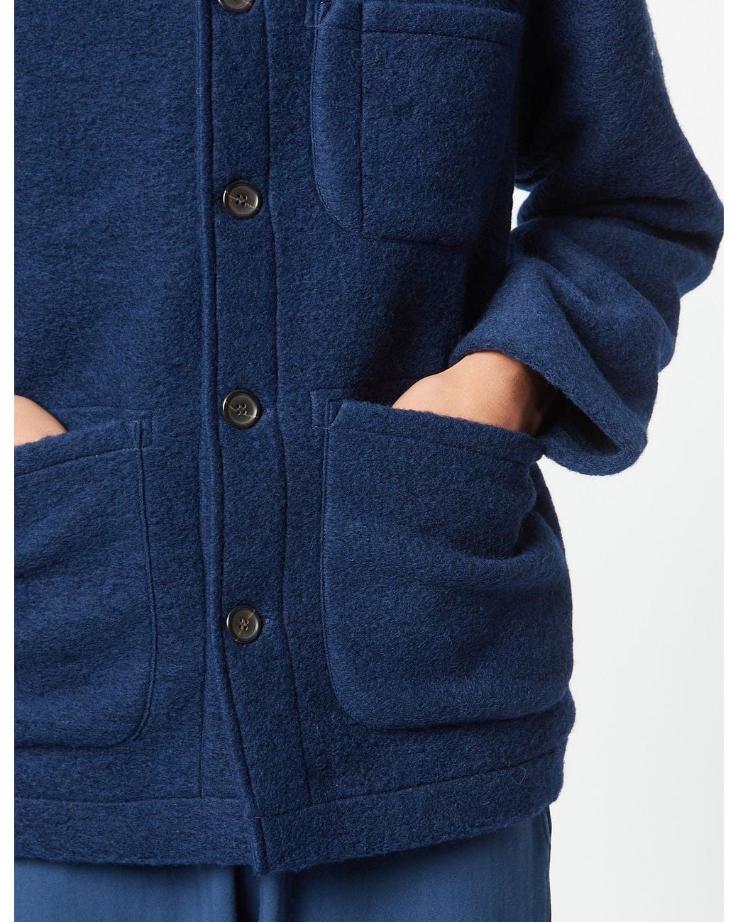Universal Works Blue Field Jacket (Wool) for men