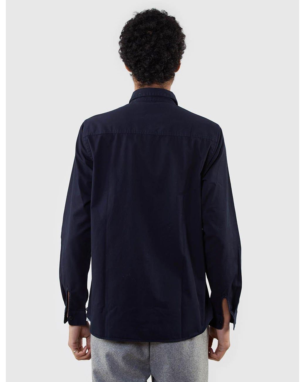 Folk Blue Folk Pop Stud Shirt for men