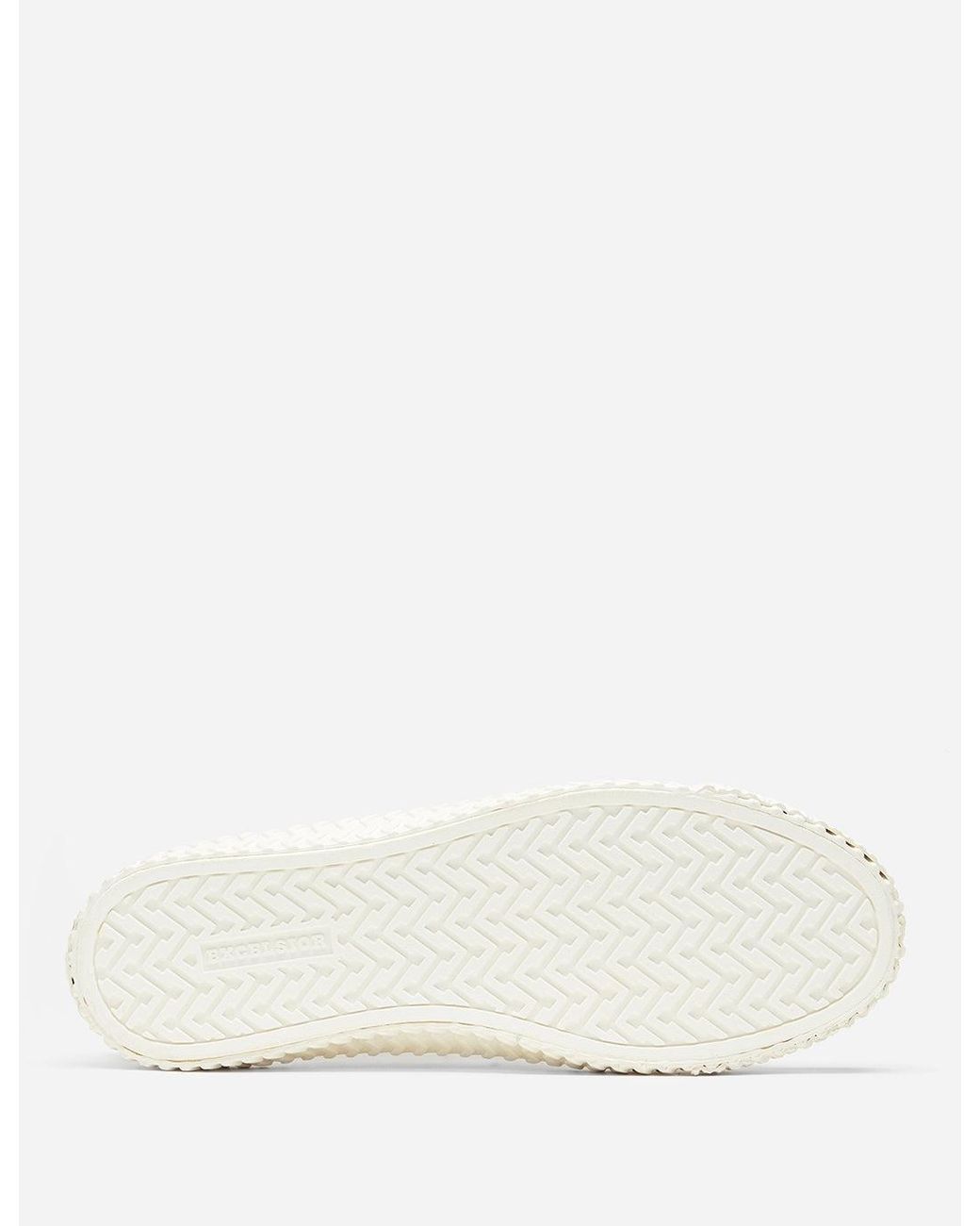 Excelsior White Bolt Low Canvas Trainers for men