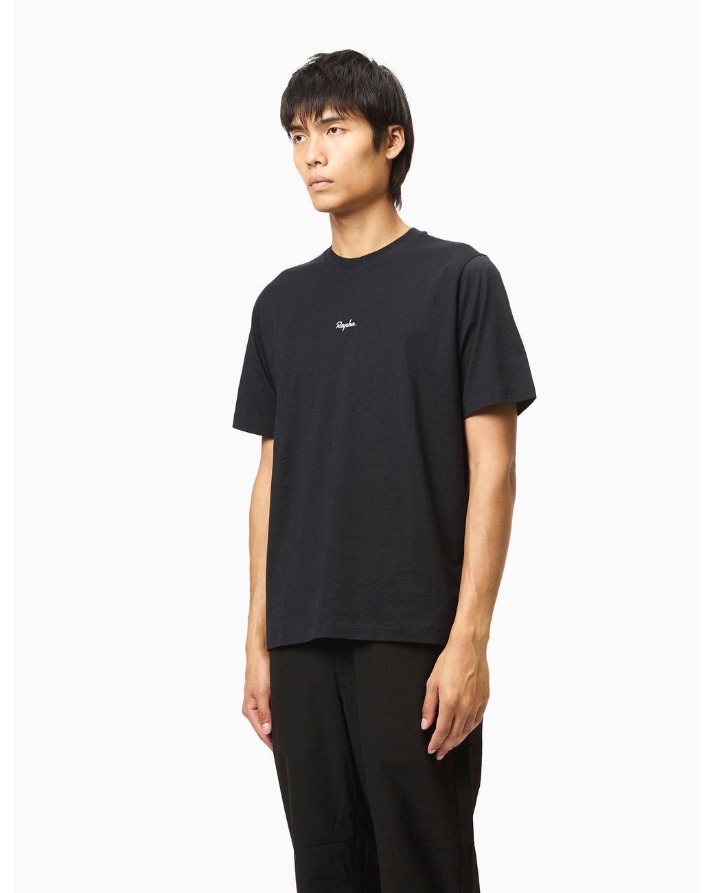 Rapha Black T-Shirt (Cotton) for men