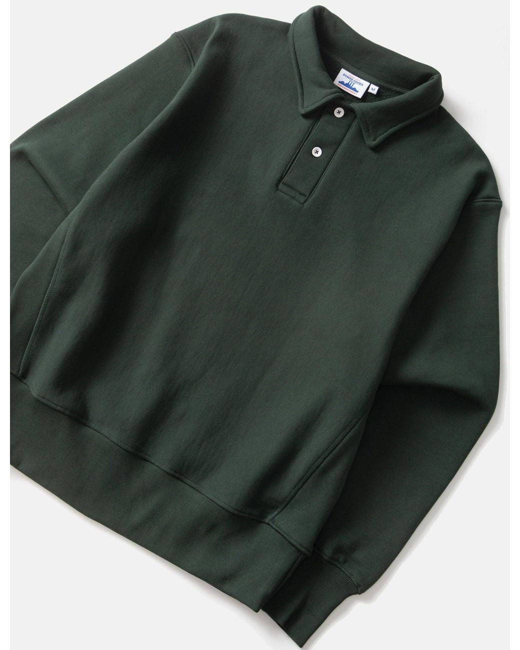 Power Goods Green Super Weight Rugby Shirt for men