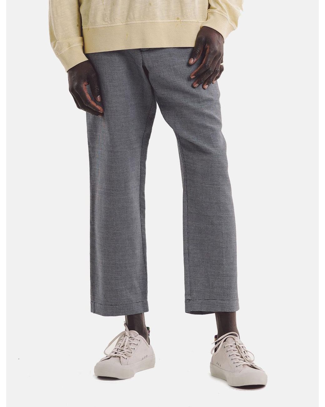 YMC Gray Hand Me Down Trousers for men