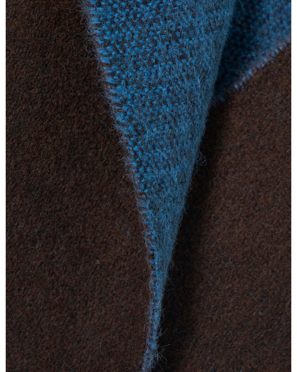 Universal Works Blue Double Sided Scarf for men