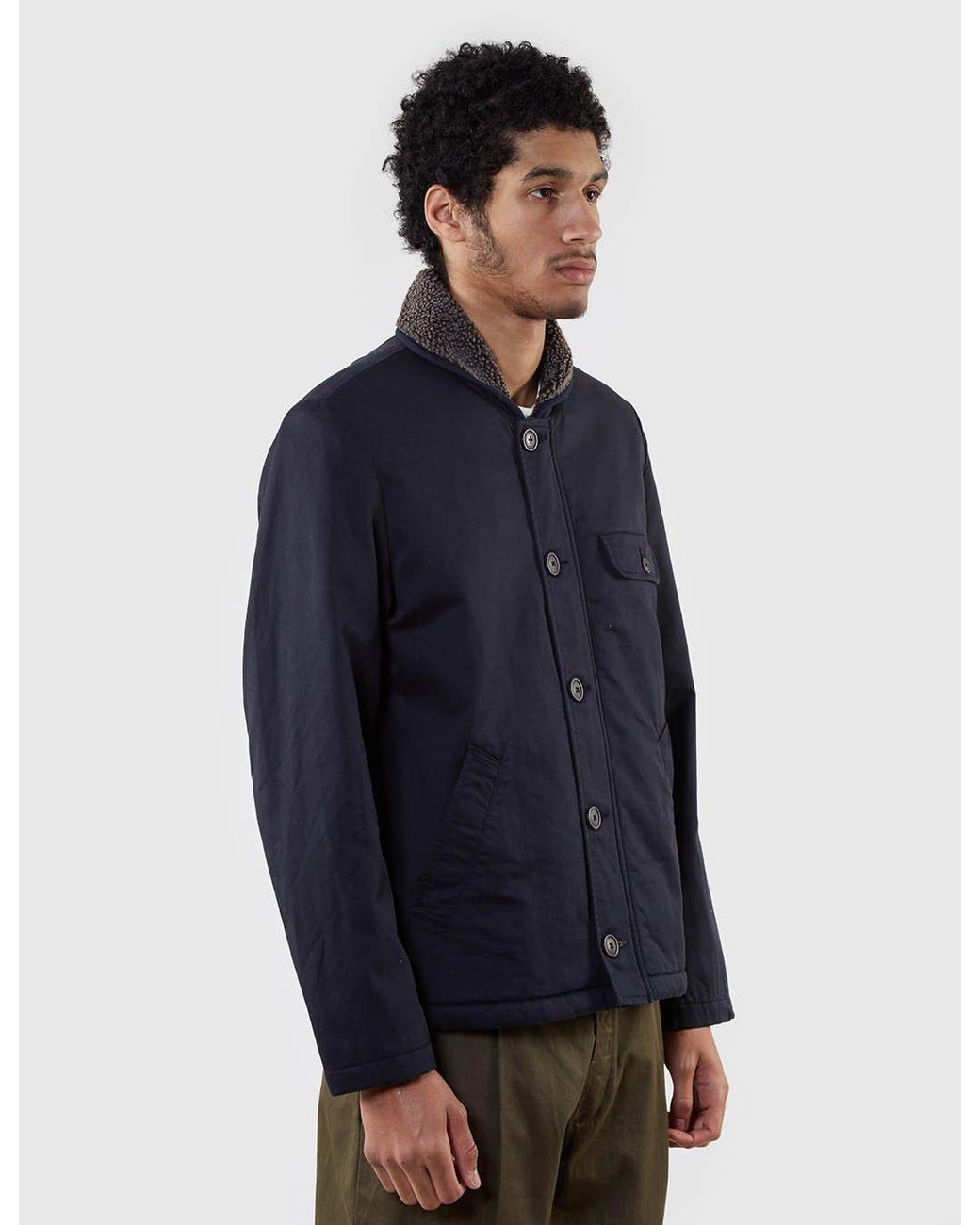 Universal Works Blue N1 Military Jacket for men