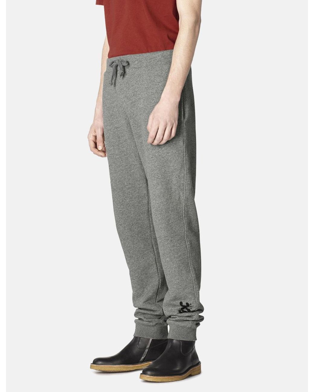 A.P.C. Gray Denise Sweatpants for men