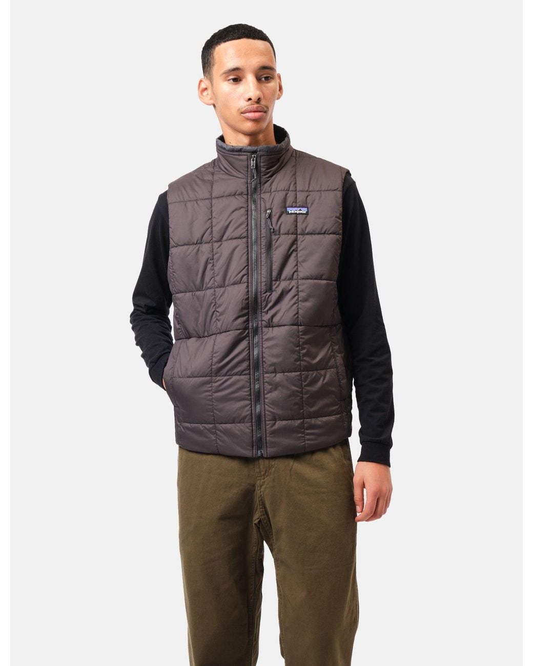 Patagonia Gray Light Gust Vest for men