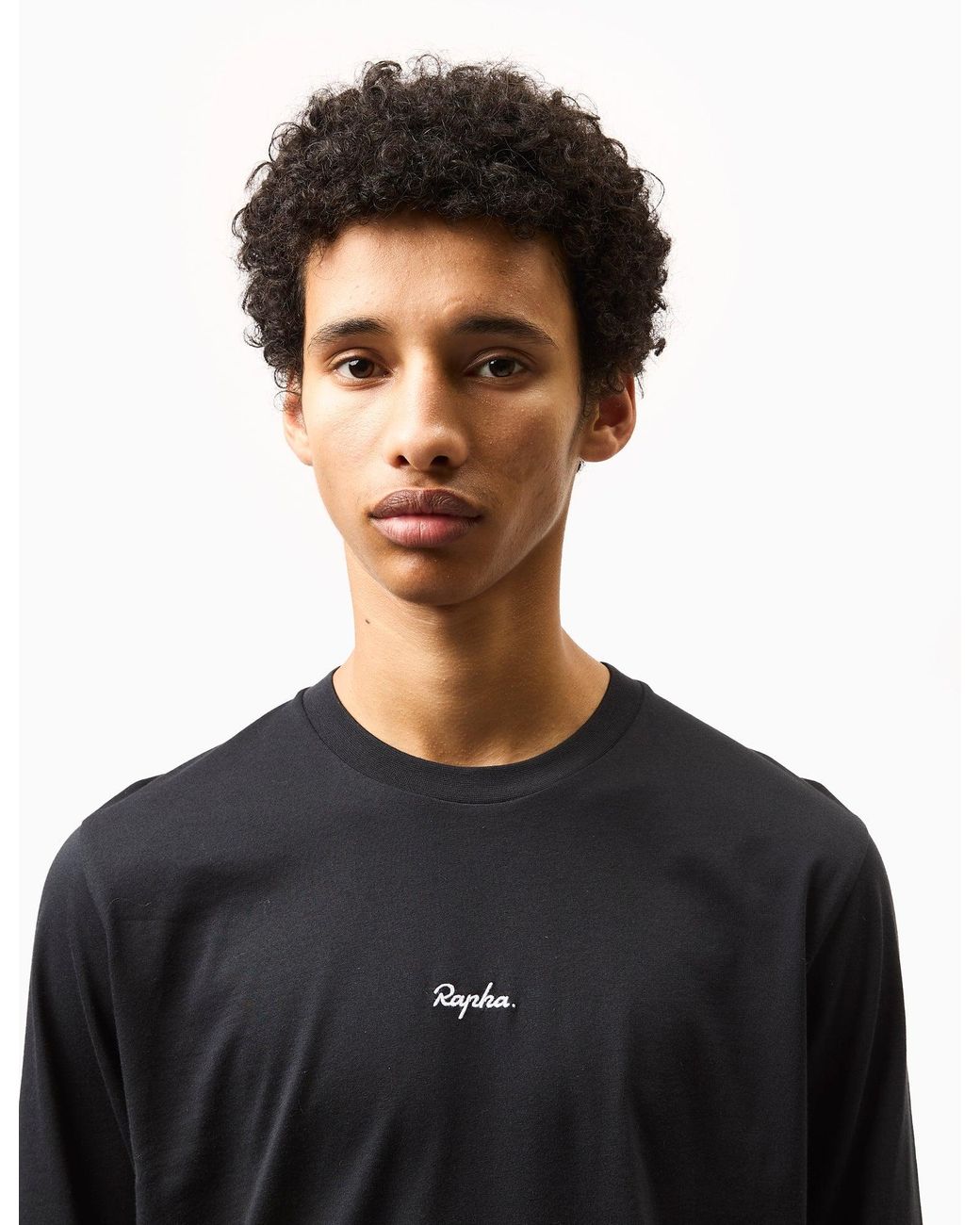 Rapha Black Long Sleeve T-Shirt (Cotton) for men