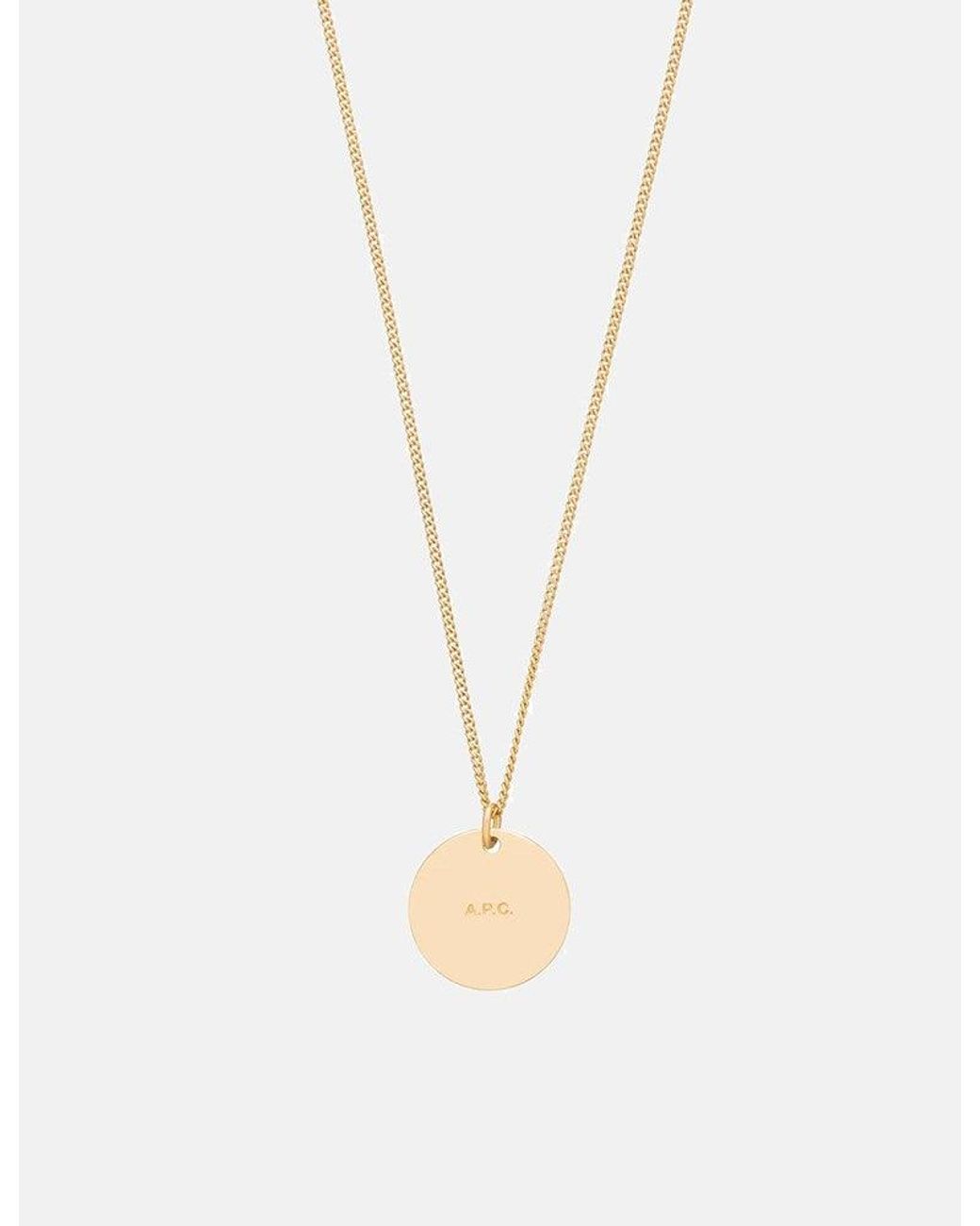 A.P.C. White Eloi Necklace for men