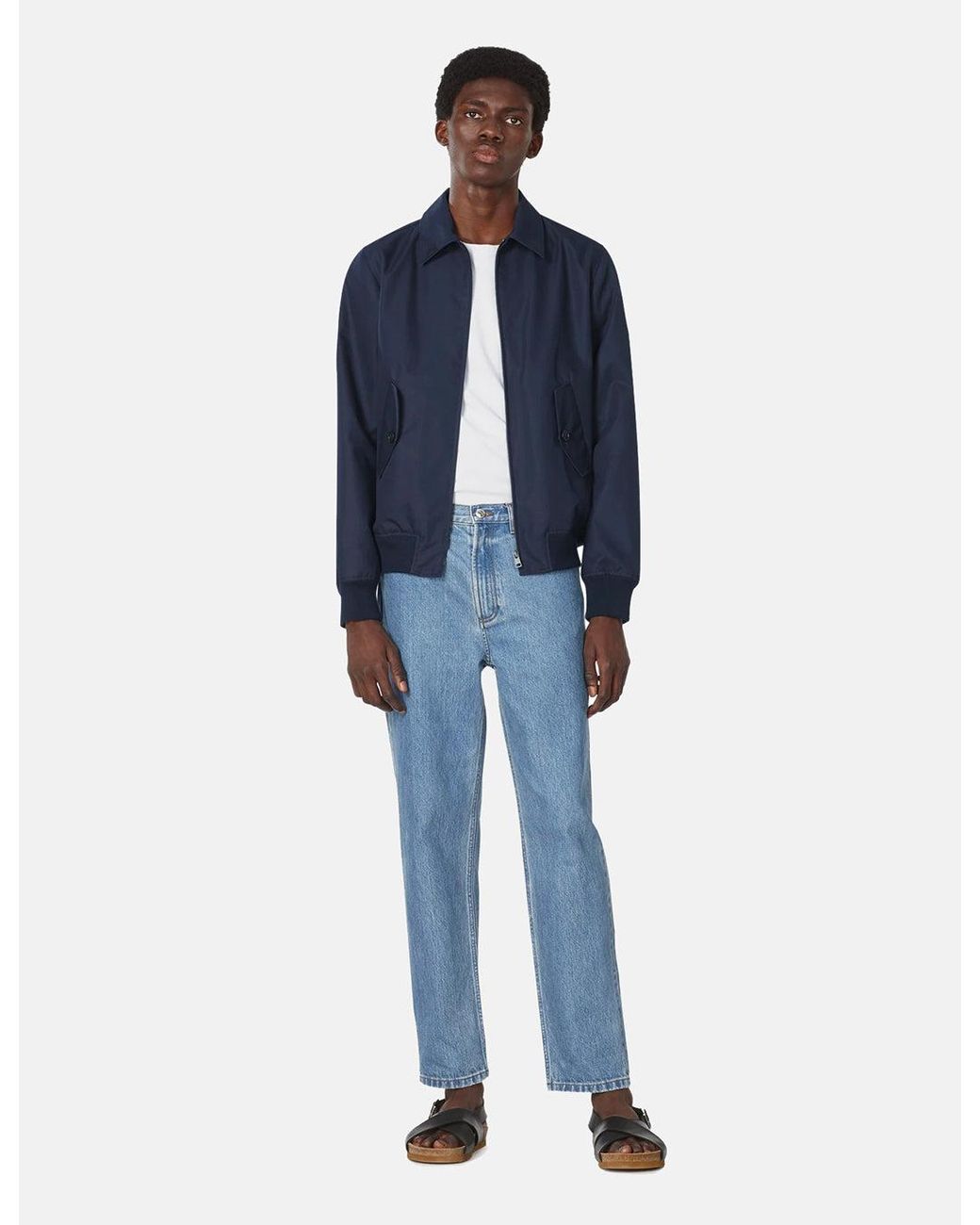 A.P.C. Blue Gaspard Jacket for men