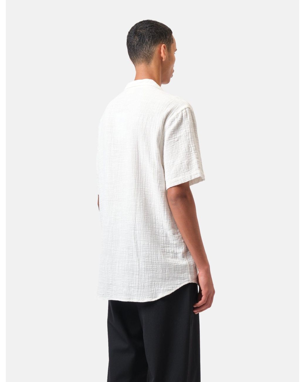 Laz Paz White La Paz Vitória Caribean-Style Shirt for men
