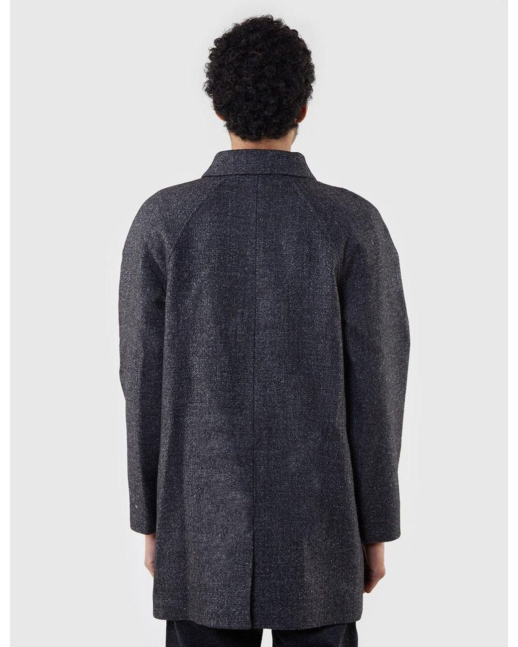 Folk Blue Folk Clean Car Coat for men