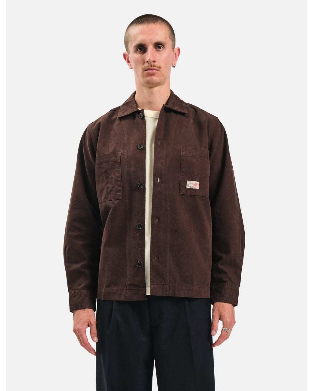 BHODE Brown Hunting Overshirt (Twill) for men