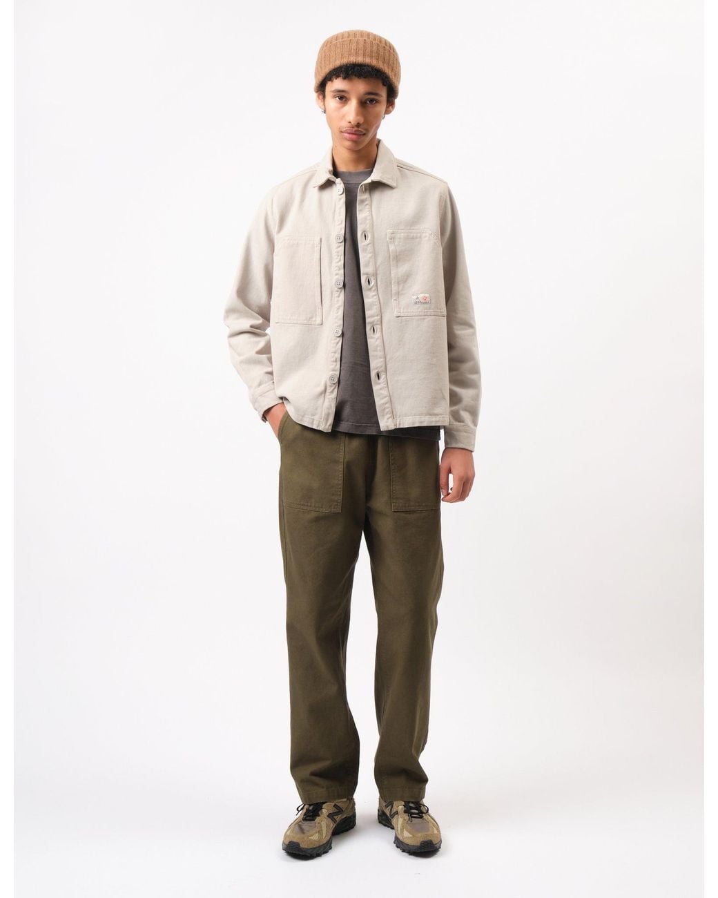 BHODE Natural Map Pocket Overshirt Twill for men