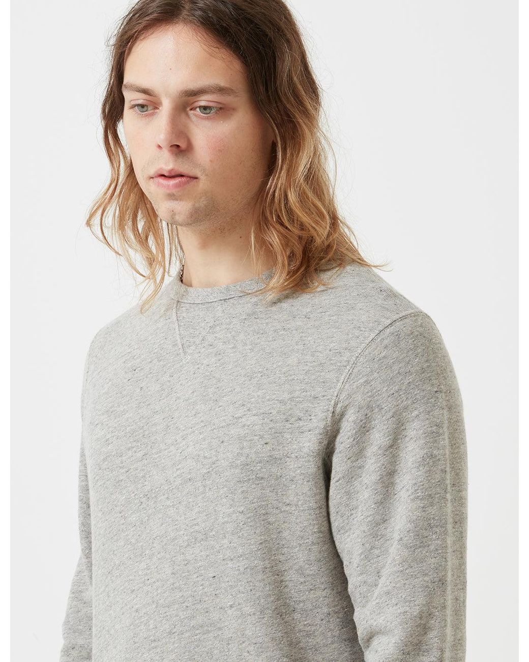 Bellerose Gray Vague Sweatshirt for men