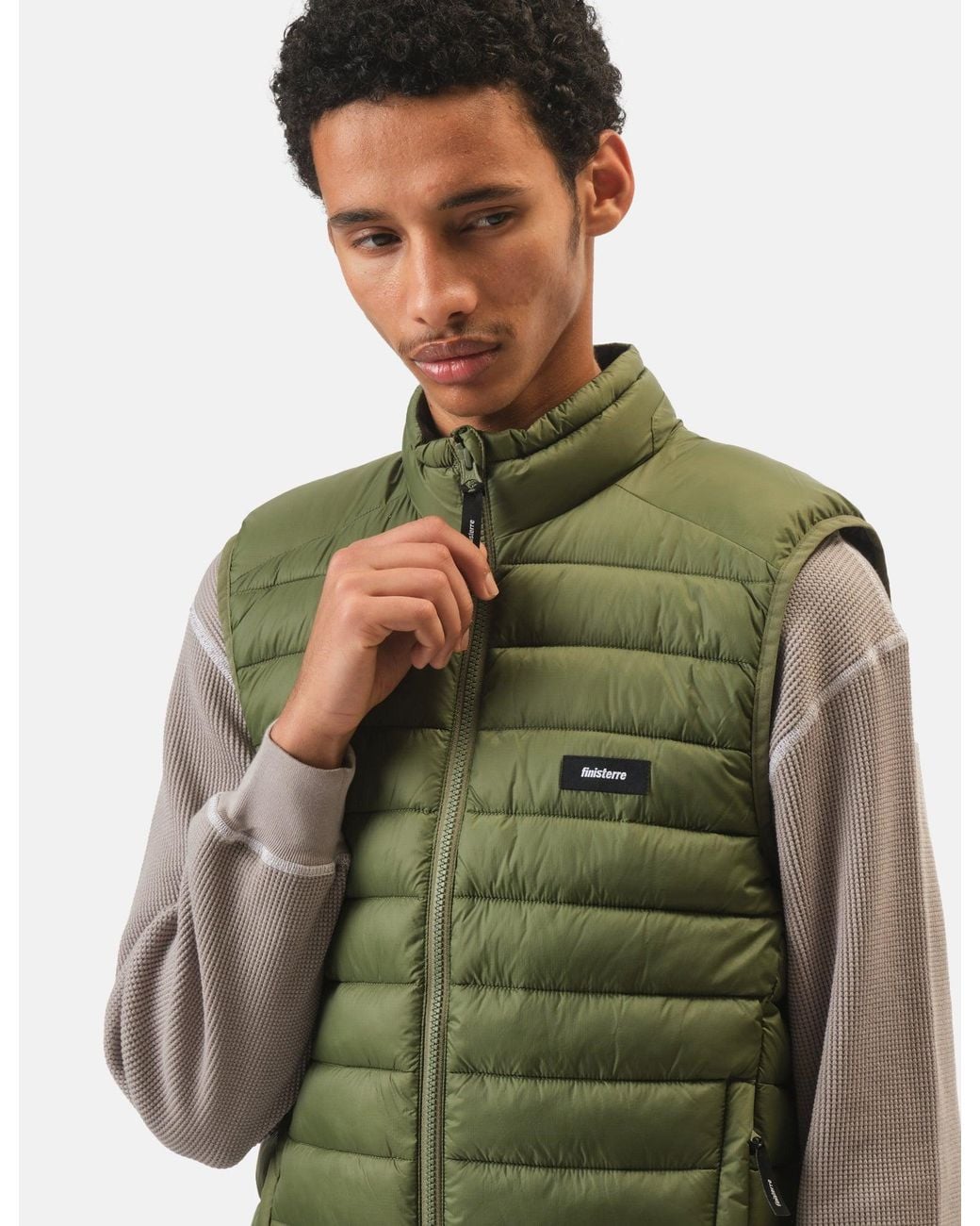 FINISTERRE Green Nimbus Gilet for men